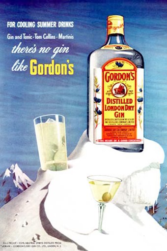 Gordon's Gin Poster Ad Gordon's Gin Poster Ad