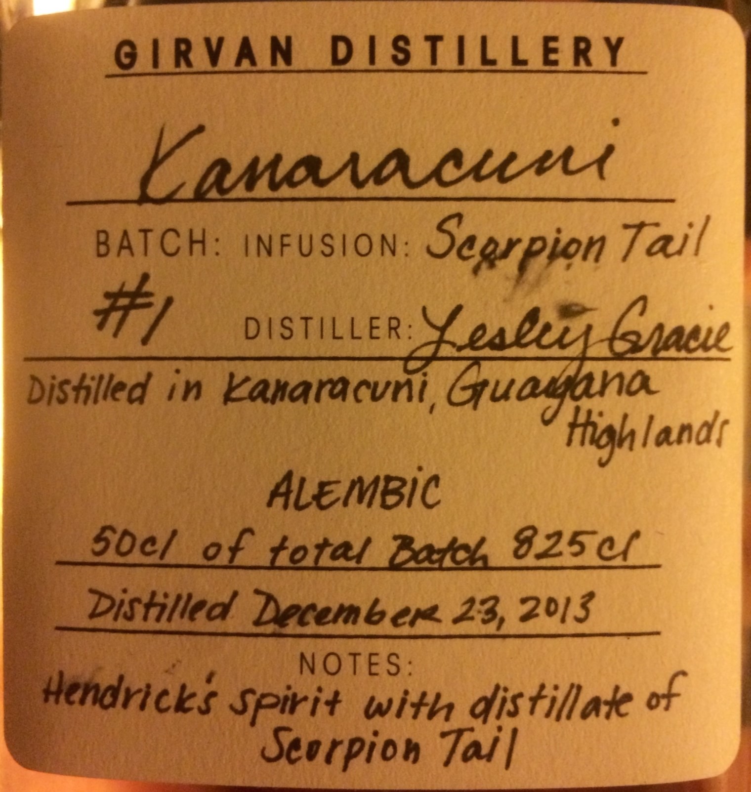 Hendrick's Kanaracuni