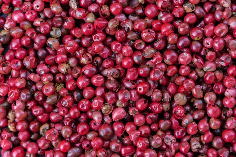 Pink Peppercorns Pink Peppercorns gin botanicals