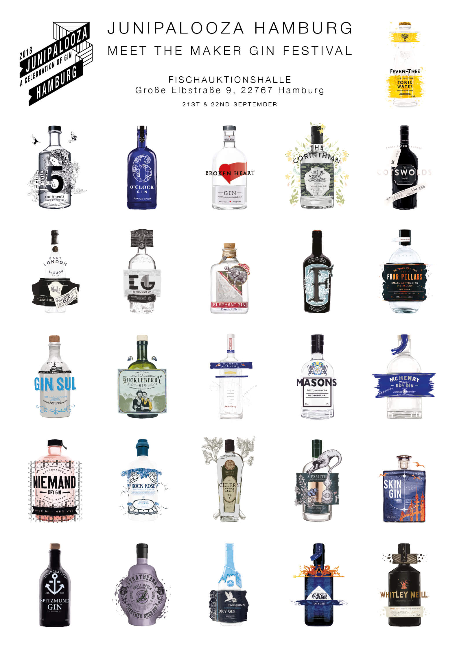 _A2 Junipalooza Hamburg All Brands Poster